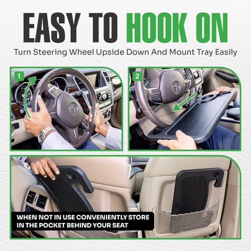 Multipurpose Universal Car Steering Wheel Tray Desk