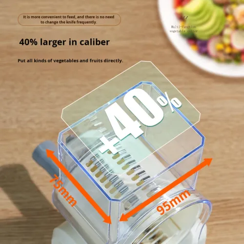Multifunctional Vegetable Cutter Slicer (Hand-Cranked)