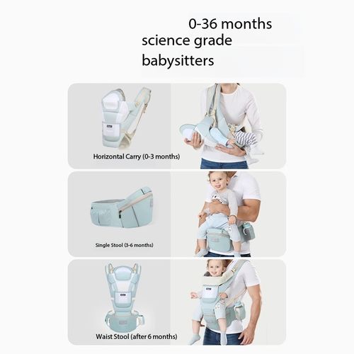Versatile, lightweight baby carrier supporting 15 carrying positions. Minimalist-style front-facing horizontal carrier—a hands-free carrying solution | Factory direct.