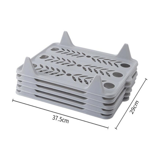 Plastic Clothes Folding Board Stackable Wardrobe Organizer Space Saving Storage Rack for Home Kenya