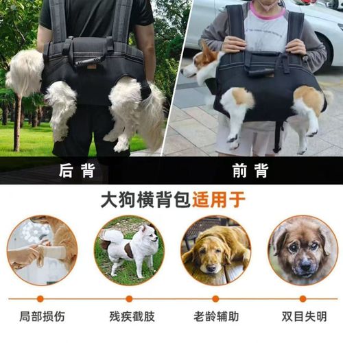 Multifunctional Pet Carrier Backpack Dog Walking Harness Support Sling for Injured Elderly Dogs Kenya