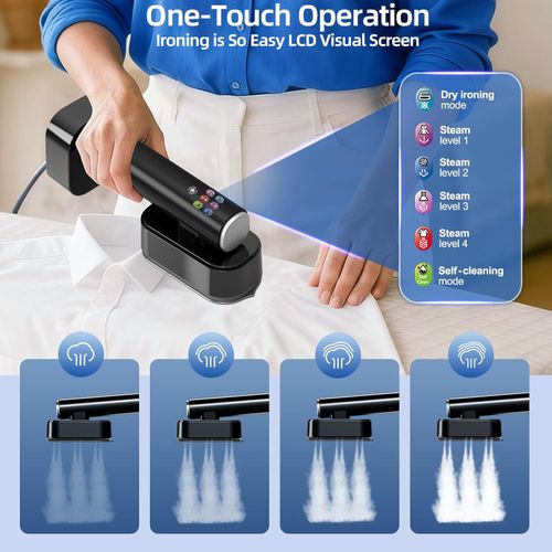 2-in-1 Handheld Garment Steamer 1300W Powerful Steam Iron for Hanging and Flat Ironing Kenya