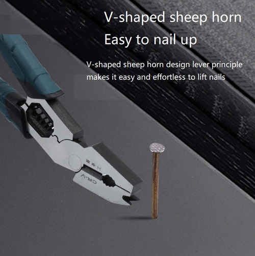 DealsForYouDays  6-in-1 Multi-Function CR-V Steel Wire Stripper Pliers, Diagonal Cutters with Adjustable Cutting Depth and Sharp Blades for Nails and Electrical Cables, Hardware Wirecutters, Construction Tool, Hand Tools Wire Stripping Machine Wirepliers
