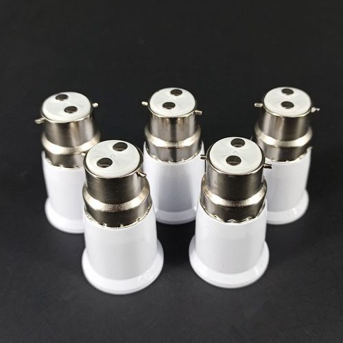 10Pcs B22 to E27 Light Socket Adapter