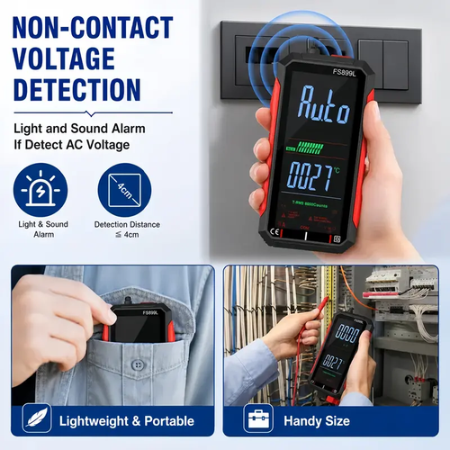Rechargeable Digital Multimeter 4.8 Inch Large Screen Auto Range High Accuracy True RMS for Electricians Kenya