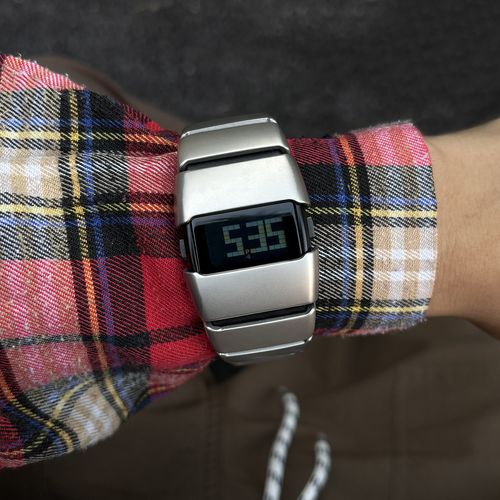 2026 Y2K Punk Futuristic Digital Watch, LED Metal Electronic Wrist Watch, 30M Waterproof Alarm Sport Fashion Men Wristwatch