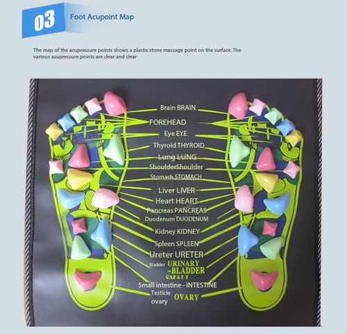 Detachable Foot Massage Mat 170×35cm, Reflexology Cobblestone Walk Mat