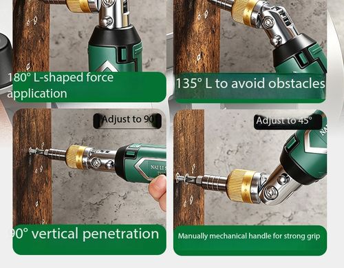 14-in-1 Multi-Angle Ratchet Screwdriver Set Portable Magnetic Handle with Hidden Storage for Kenya