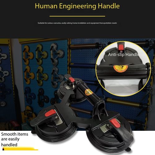 Heavy Duty 3-Claw Glass Suction Cup Lifter Thickened Aluminum Alloy Strong Suction for Large Glass and Tile Moving Kenya