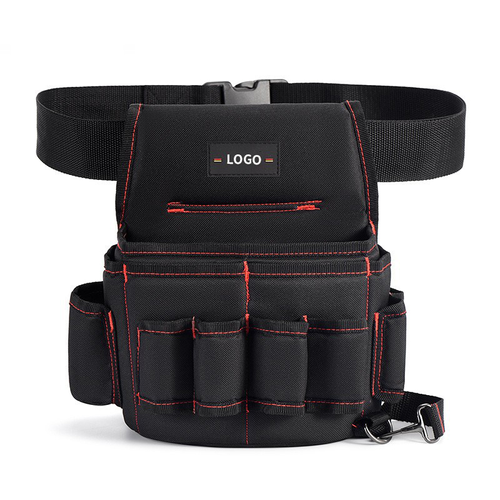 Multi-Pocket Electrician Tool Belt – Waterproof Oxford Cloth Waist Tool Bag | Heavy Duty Construction & Repair Tool  Pouch with Hammer Loop