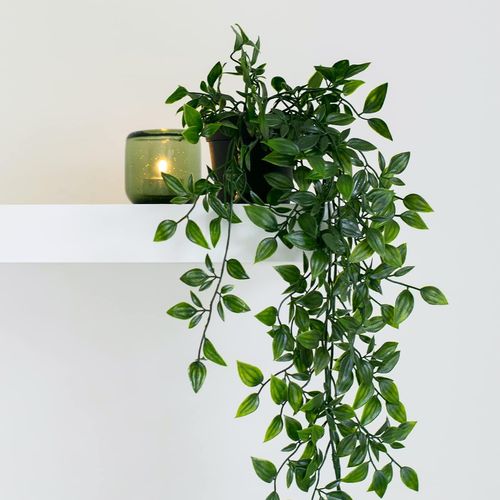 3 Pack Artificial Hanging Trailing Plants, Eucalyptus, Pea Pod & Mandala Vine