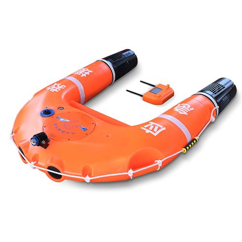 U-shaped intelligent lifebuoy, water rescue emergency automatic inflation life-saving equipment