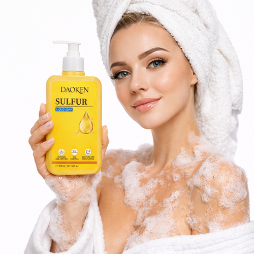 Cuishifan 3-in-1 Sulfur Body Wash — Gentle Cleansing, Long-Lasting Fragrance, Liquid Soap