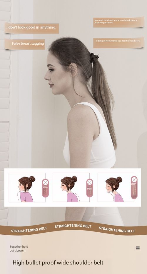 Unisex Adjustable Posture Corrector Back Support Belt