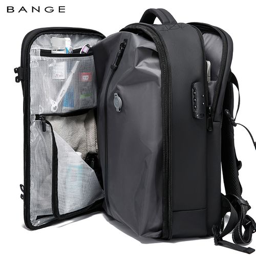 BANGE: A Brand-New Portable, Durable, High Capacity, and Waterproof Backpack A Multifunctional Laptop Bag Combining Business, Travel, and Commuting Needs, Featuring a Built in Air Pump Compression System.