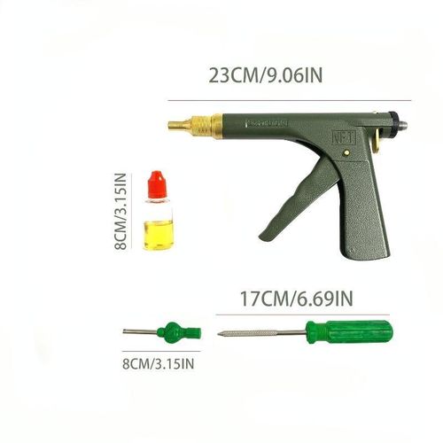 Heavy Duty Mushroom Tire Plug Repair Kit – Tubeless Tire Patch & Plug Gun Tool for Punctures and Flats – Fits Car, Truck, Motorcycle, Tractor