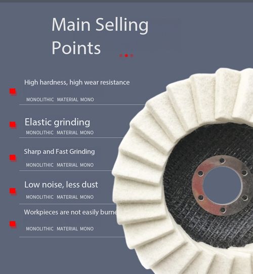 3 Pack Fine Felt Flap Polishing Disc, Angle Grinder Buffing Wheel