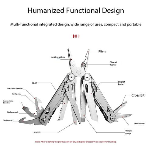 Portable Folding Multifunctional Tactical Multi Tool Pliers
