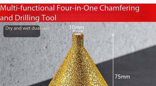 Tile & Marble Chamfer Hole Cutter 3 Pcs Set