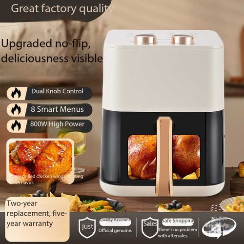 Multi-functional Visible Air Fryer 8 Smart Menus Oil-Free Low-fat Cooking with Non-stick Pot Kenya