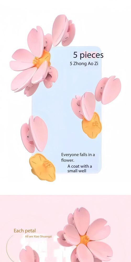 3 Pack Detachable Flower Magnetic Food Sealing Clips Fridge Magnets