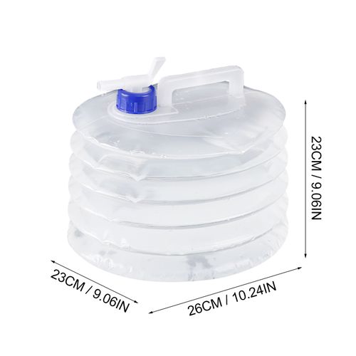 Folding Water Storage Containers, Retractable Large-Capacity Bucket with Handle, Portable Camping Gear and Outdoor Gadgets for Picnics & Road Trips