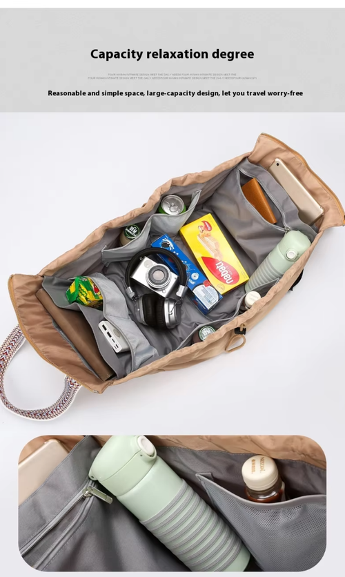 Multi-pocket storage single and double shoulder backpack