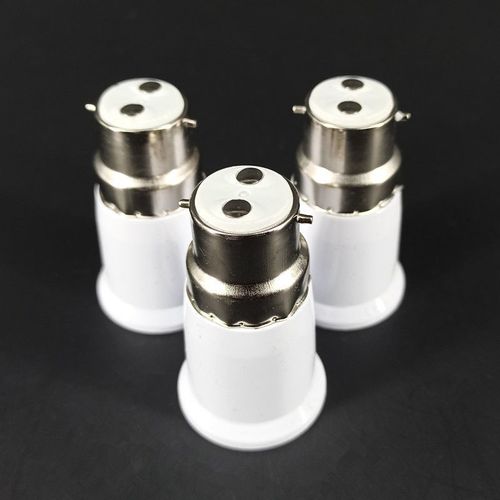 10Pcs B22 to E27 Light Socket Adapter