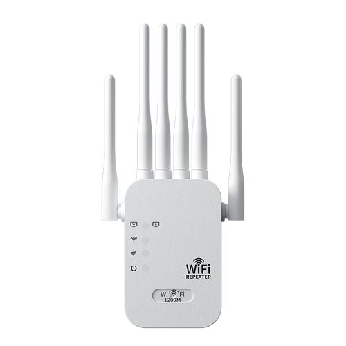 2026 Model 6-Antenna WiFi Signal Extender Booster Amplifier – Home Wireless Network Range Extender (1200Mbps)