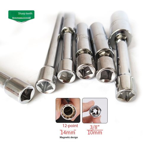 6‑Pcs Magnetic Swivel Spark Plug Socket Set