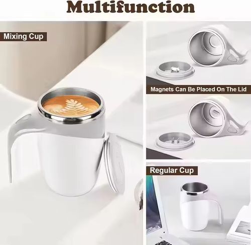 Automatic Self-Stirring Mug Electric Magnetic Coffee Cup Rechargeable Portable for Office and Home Kenya