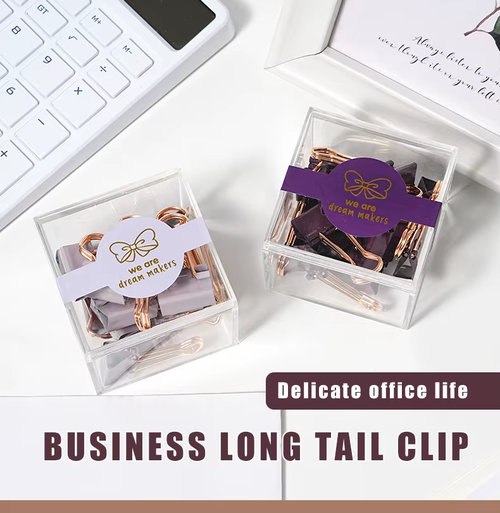 Wholesale Long Tail Binder Clips 25mm 500 Pieces Only 3800 KES Office Paper Fastener for Kenya