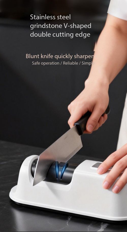 New Electric Knife Sharpener 3-Speed Auto Sharpening Machine USB Rechargeable for Kitchen Knives Scissors Kenya