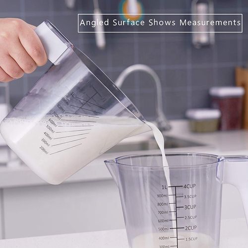 New 9-Piece Household Kitchen Measuring Set: Plastic Measuring Cups and Spoons with Markings – Baking Tool Combo Set