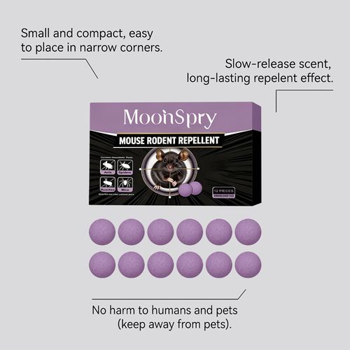 MoonSpry 12-Piece Mouse Rodent Repellent Balls Natural Pest Control for Home and Car Kenya