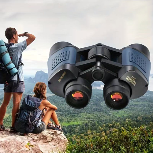 60x60 High Power Binoculars HD Low Light Night Vision Red Film Outdoor Telescope Kenya