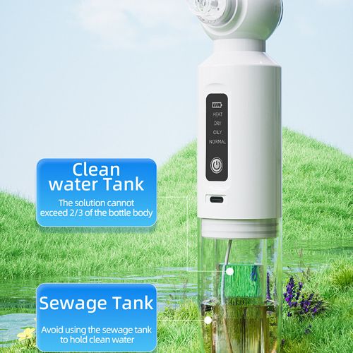 Portable Hot Compress Pore Cleanser 4 Modes Blackhead Remover Device Type-C Charging for Kenya Beauty