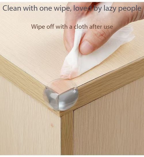 30Pcs Clear Silicone Corner Protectors