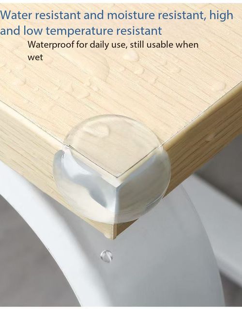 30Pcs Clear Silicone Corner Protectors