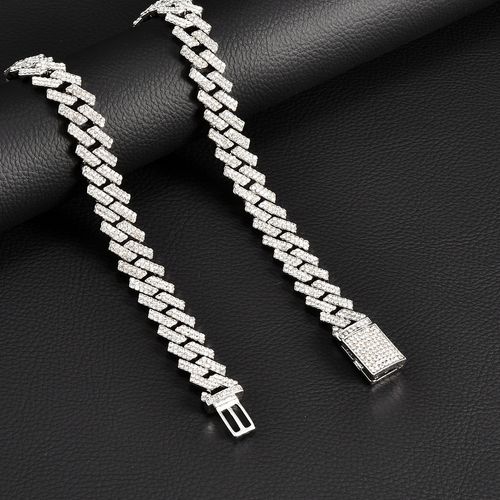 Full Rhinestone Hip Hop Necklace