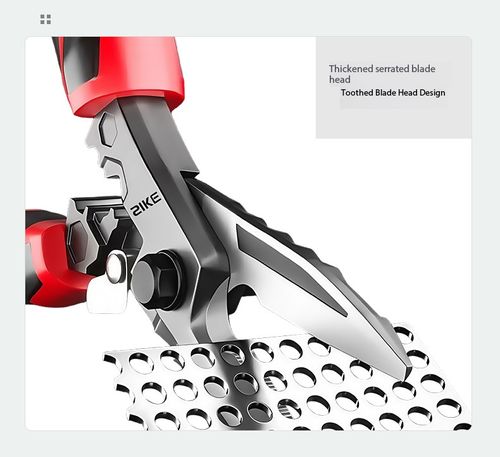 Multifunctional Metal Tin Snips Wire Stripping Electrical Shears