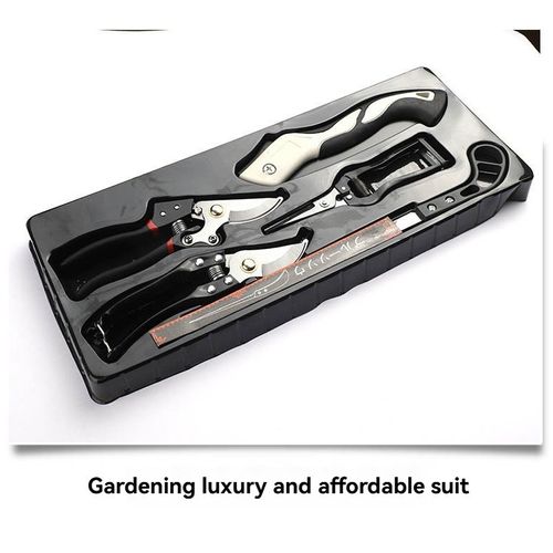 Gardening Tools Set 5 in 1, Pruning Shears & Folding Saw Kit, Plant Trimming Scissors Garden Cutter for Fruit Tree, Flower Plant