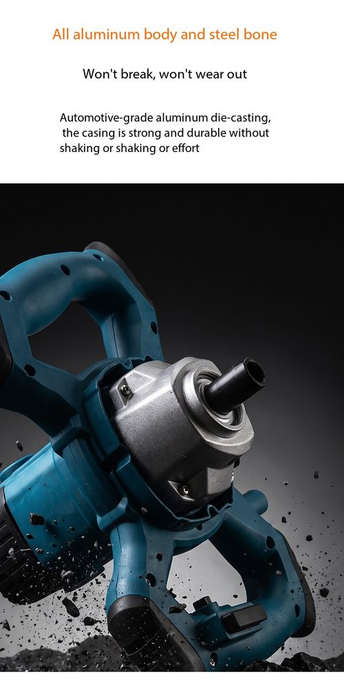 Powerful 6‑Speed Adjustable Electric Mixer for Construction & Home Use