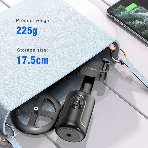 CYKE P01 Pro Auto-Tracking Gimbal – AI Face Tracking, 360° Auto-Rotation, Instant Start – Ideal for Live Streaming, Video, and Vlogging