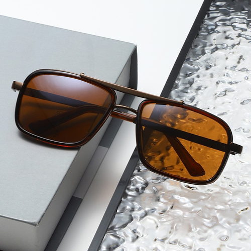 Fashion Double Bridge Polarized Sunglasses