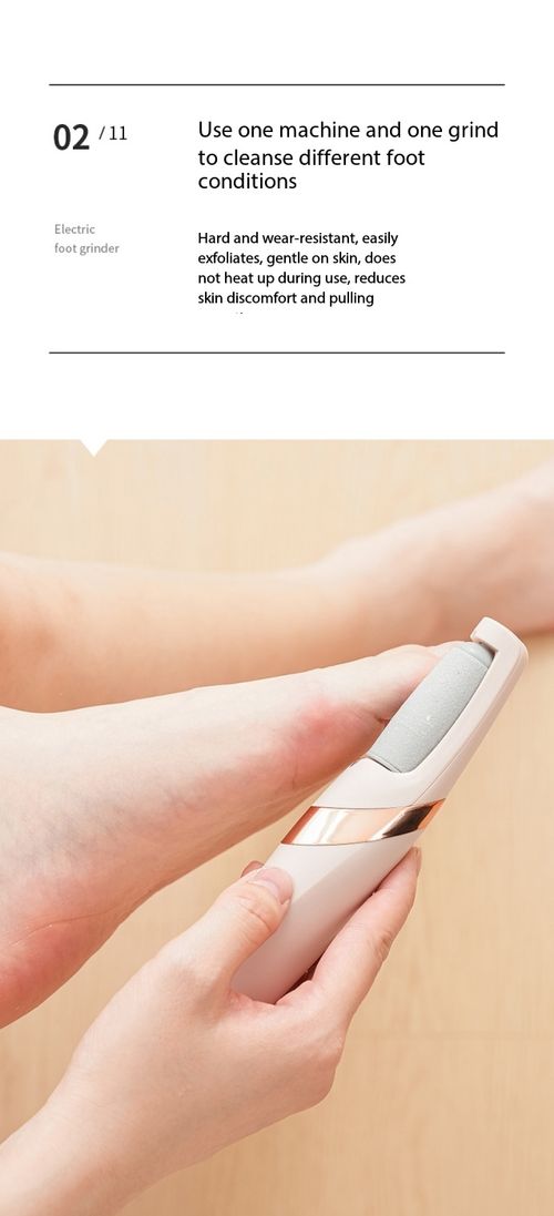 Rechargeable Electric Foot Grinder