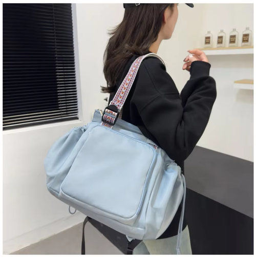 Multi-pocket storage single and double shoulder backpack