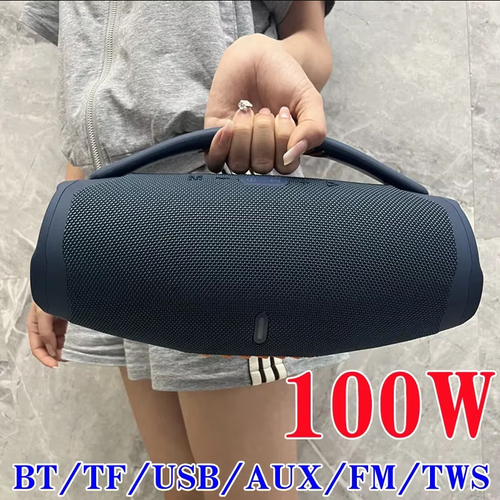 BOOMS BOX3 MINI Wireless Bluetooth Speaker – Portable Outdoor Bass Speaker with Handle, Waterproof, Deep Bass, Long   Battery Life