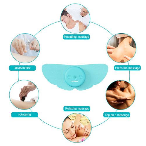 Rechargeable Electric Muscle Stimulator & Body Massager – Wireless Low-Frequency TENS Unit for Pain Relief (Neck & Body) – Digital Home Electrotherapy Device with 20 Intensity Levels & 6 Modes