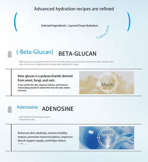 Beta-Glucan Moisture Face Serum 50ml Hydrating Calming Skin Care Essence